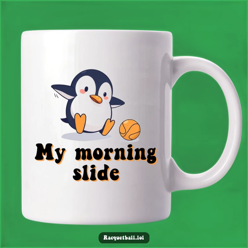 Funny Penguin Tennis Mug: Oops, Game Over! Hilarious Sports Gift