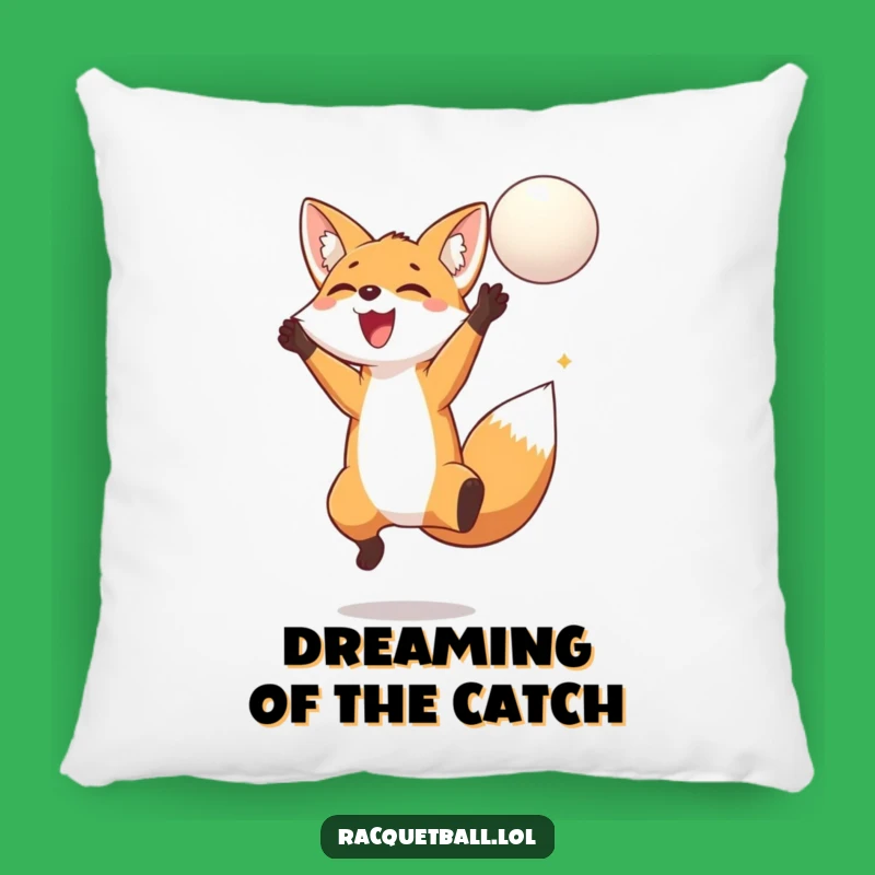 Funny Fox Jumping Pillow - Cozy Cushion for Animal Lovers