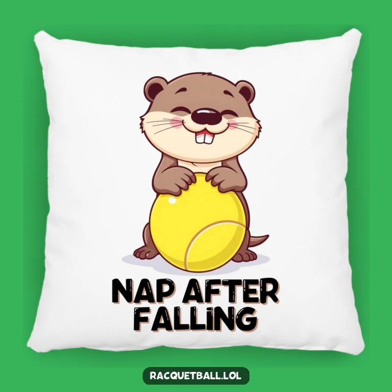 Funny Otter Tripping Pillow: Add Comfort and Comedic Flair