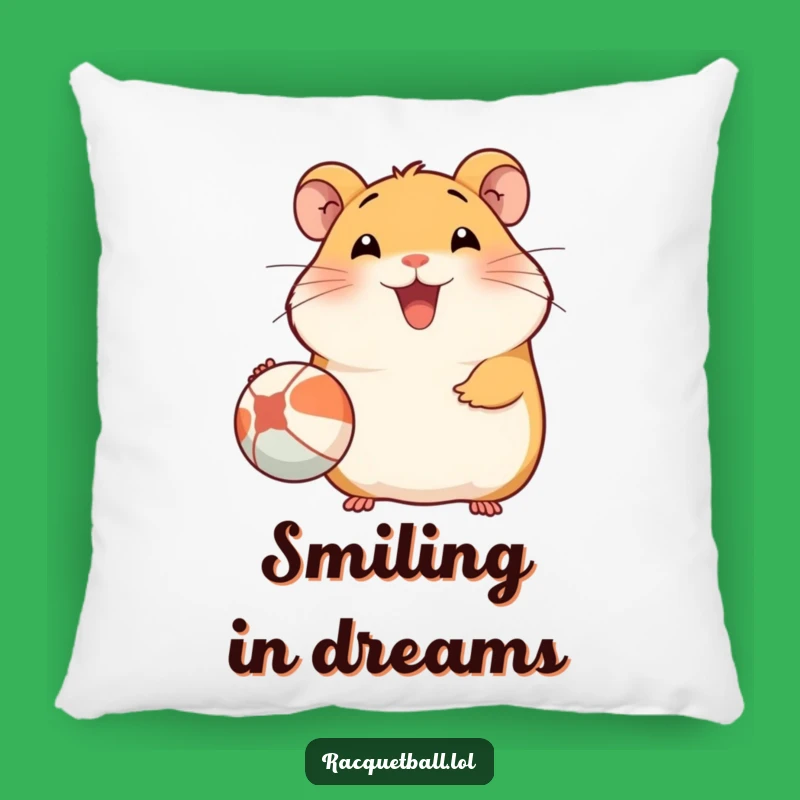 Funny Hamster Pillow: Cozy Smiling Serving Accent Pillow, Perfect Gift