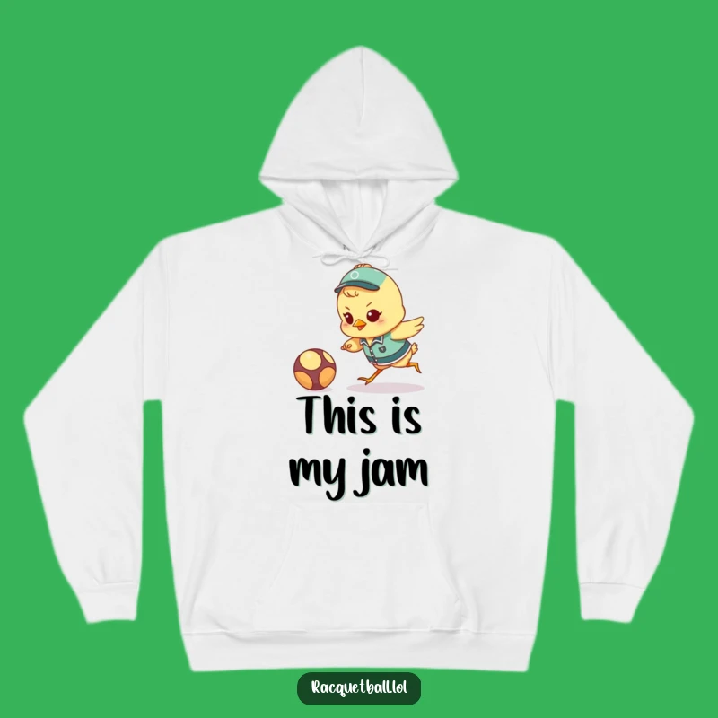 Funny Chick Athletic Hoodie: Cozy & Hilarious Sports Fan Gear for Chilly Days