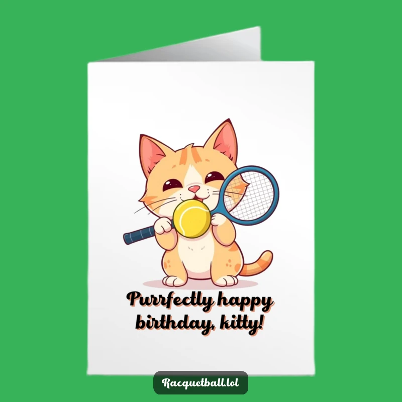 Free Printable Cat Birthday Card: Nose Bounce Fun - Funny Downloadable Gift!