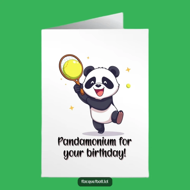 Free Printable Panda Birthday Card: Smash Your Way to Fun - Funny Downloadable Gift!