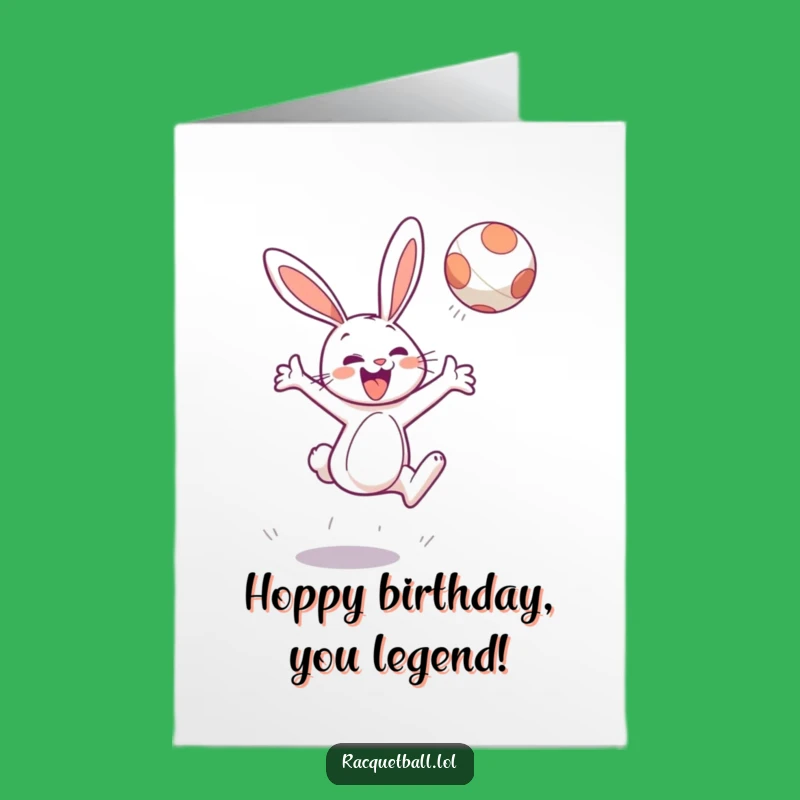 Free Printable Funny Bunny Birthday Card - Joyful DIY Downloadable Gift