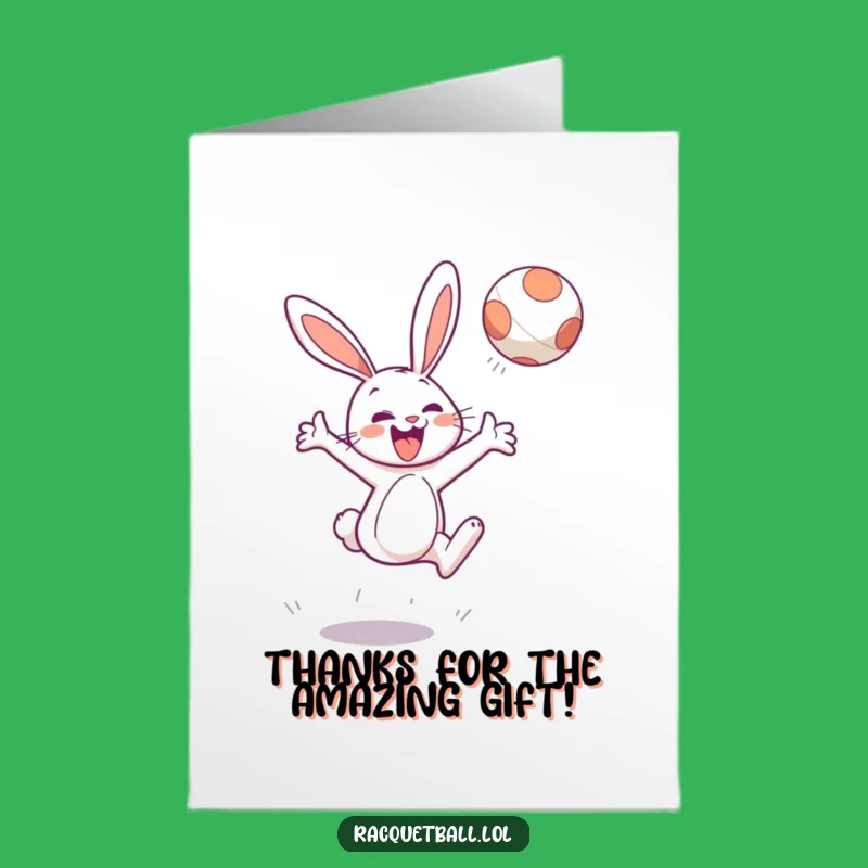 Free Printable Funny Bunny Thank You Card - Sweet DIY Downloadable Gesture