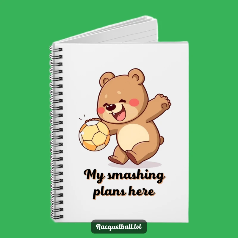 Funny Bear Smash Notebook: Jot Down Ideas with a Cheerful Bear Gift for Creative Minds!