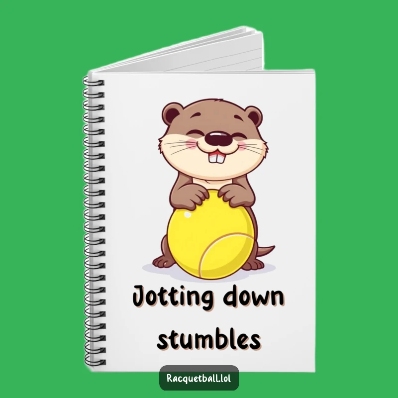 Funny Otter Tripping Notebook: Jot Down Notes with Playful Mishaps