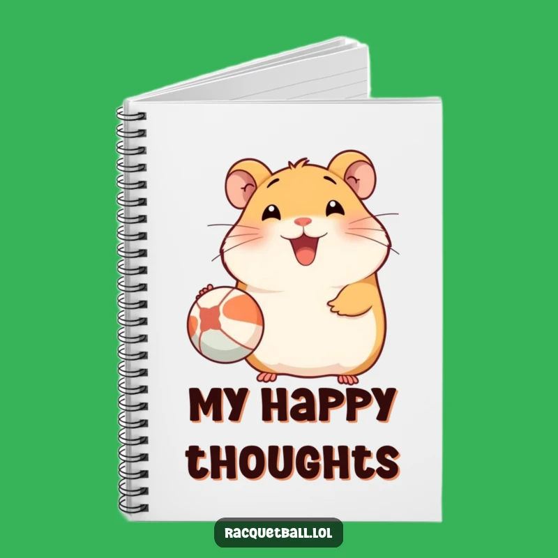 Funny Hamster Notebook: Happy Serving Journal for Ideas, Perfect Gift