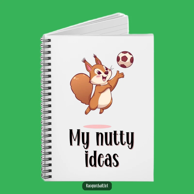 Funny Squirrel Leaping Notebook - Journal Your Determined Ideas